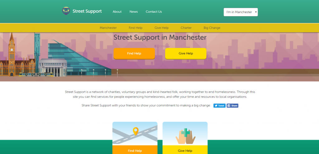 The Street Support website