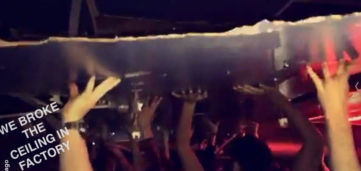 Remember when the ceiling fell in? Classic Factory x