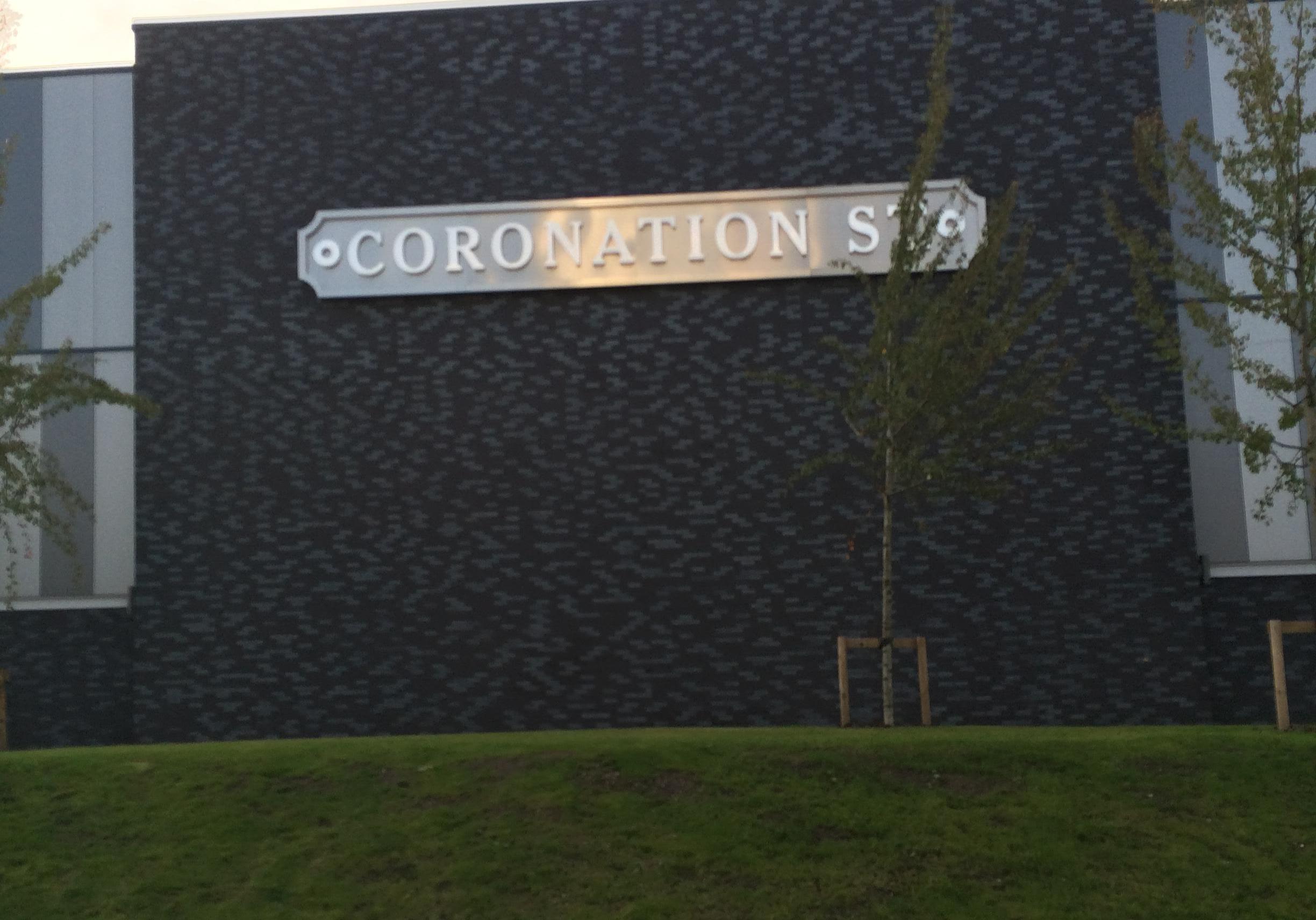 Ken Barlow is just inside that building