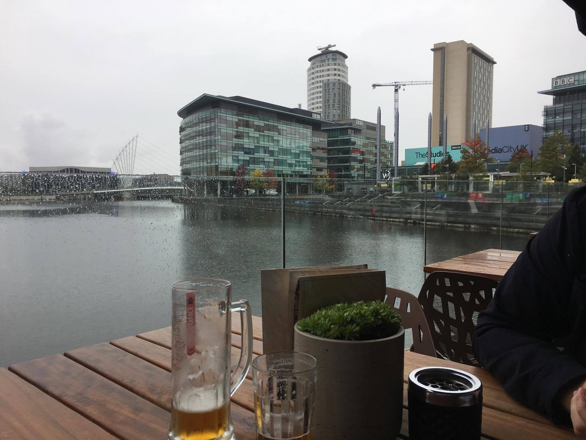 View from the outdoor terrace at the Alchemist