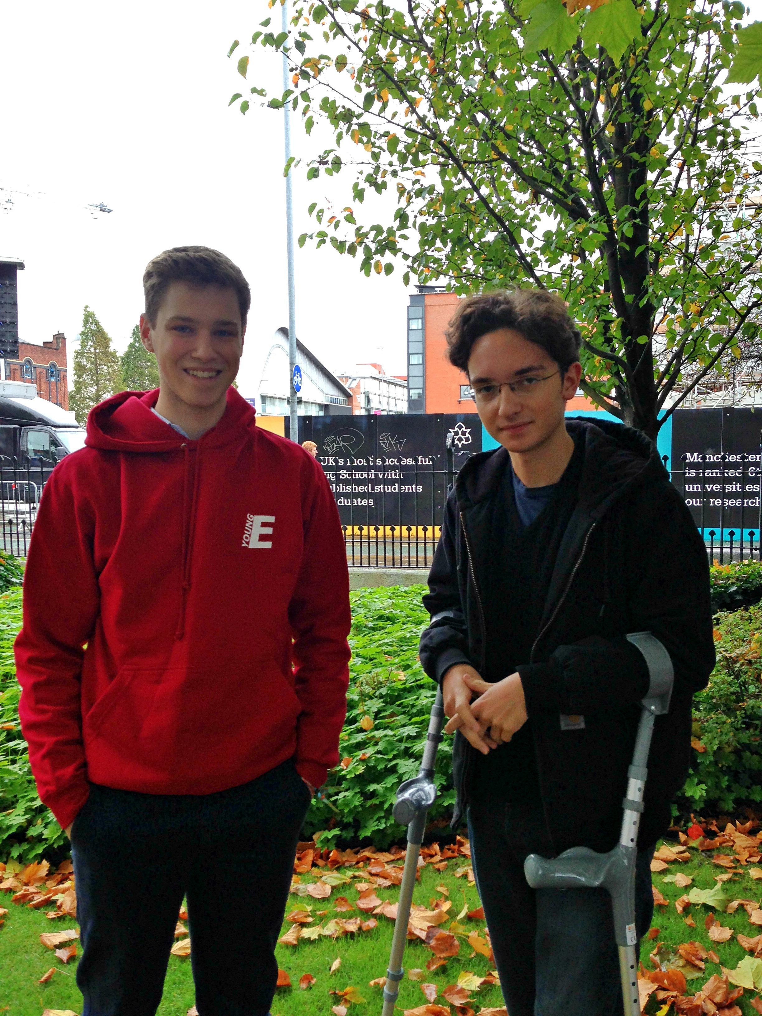 Felix (left)