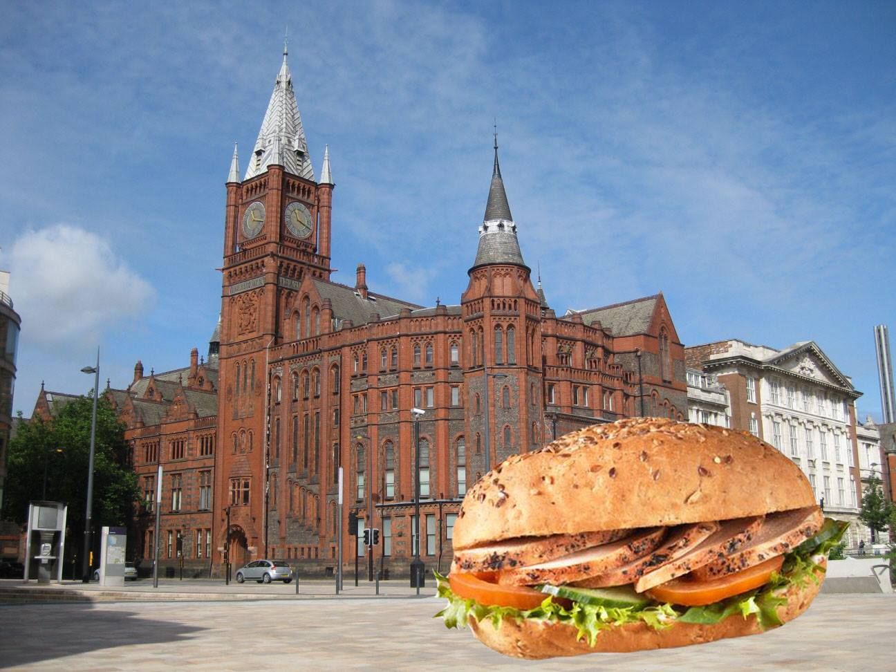 Image may contain: Steeple, Spire, Church, Cathedral, Bread, Bagel, Burger, Tower, Worship, Mosque, Dome, Building, Architecture, Sandwich, Food