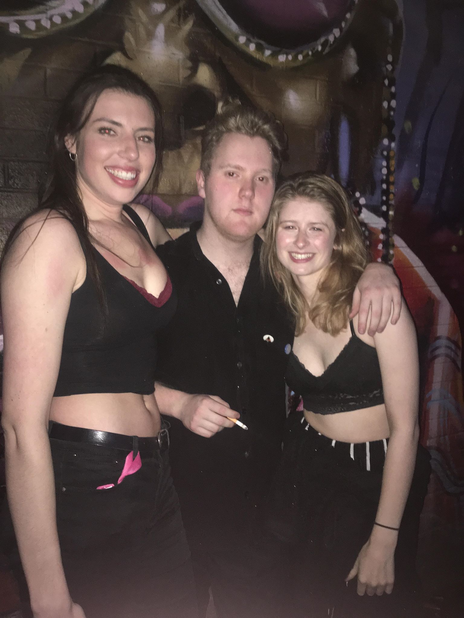 Image may contain: Apparel, Clothing, Night Life, Night Club, Club, Human, Person