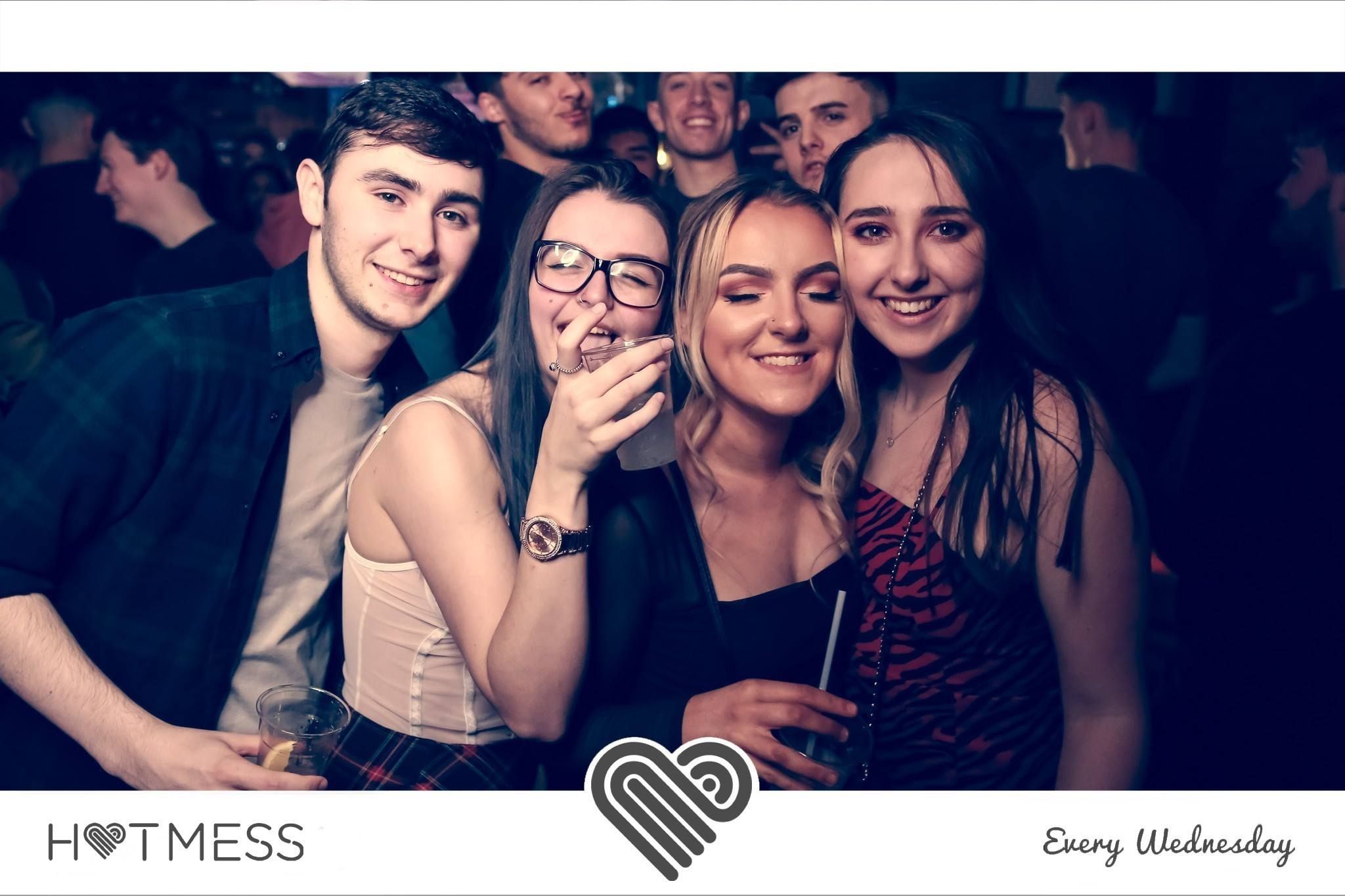 Image may contain: Glasses, Accessories, Accessory, Night Club, Club, Party, Human, Person