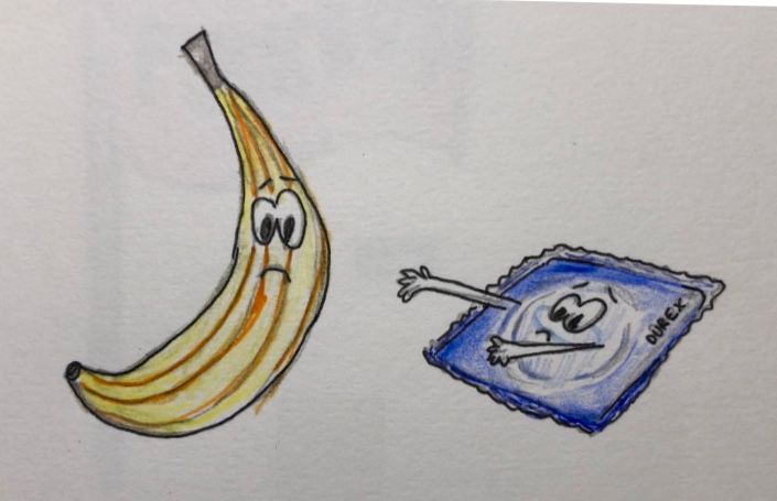 Image may contain: Pattern, Art, Plant, Banana, Food, Fruit