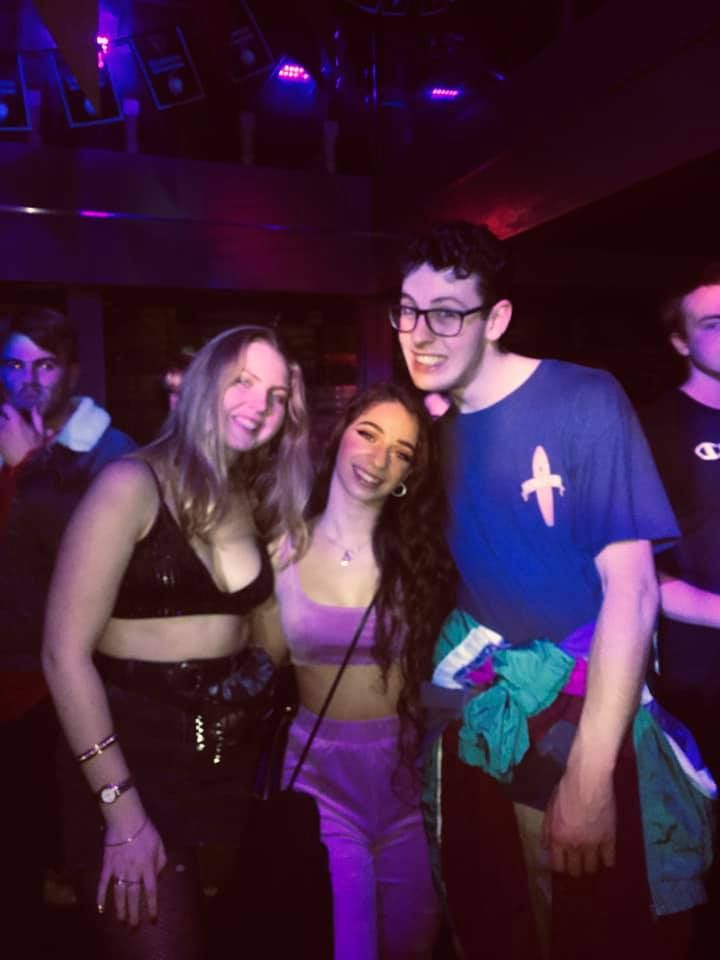 Image may contain: Disco, Accessory, Accessories, Glasses, Night Club, Party, Club, Person, Human
