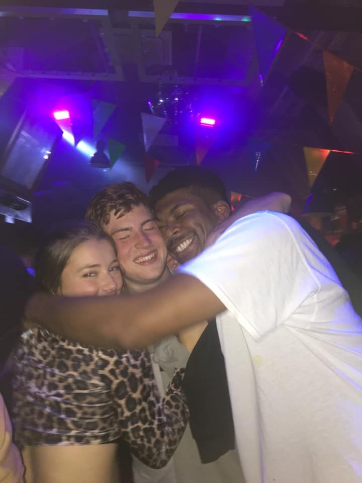 Image may contain: Disco, Party, Night Club, Person, Human, Club
