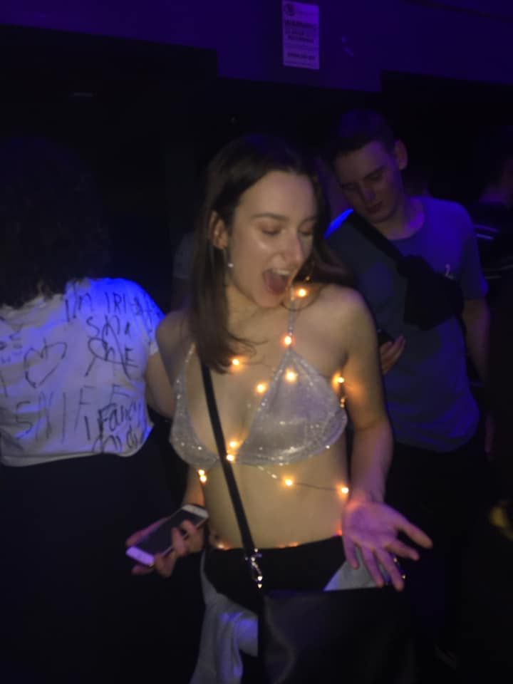 Image may contain: Night Life, Night Club, Club, Person, Human