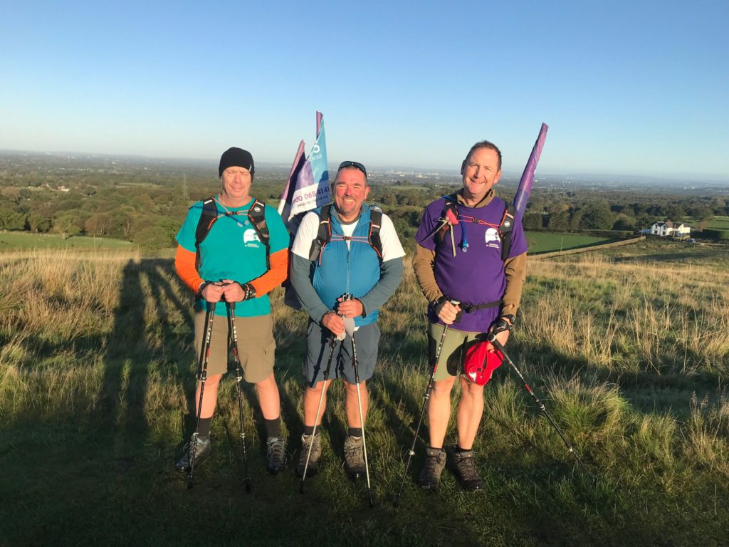 The 3 Dad's walking for Papyrus