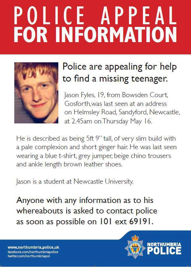 Jason Missing Poster