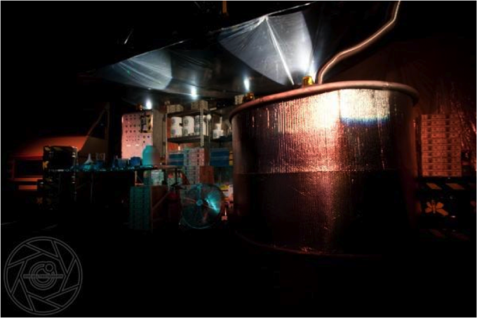 The Venue at NUSU, made to look like a chemistry lab