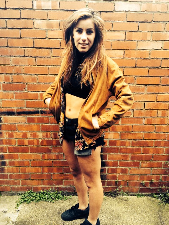Vintage brown suede jacket, bought for £8