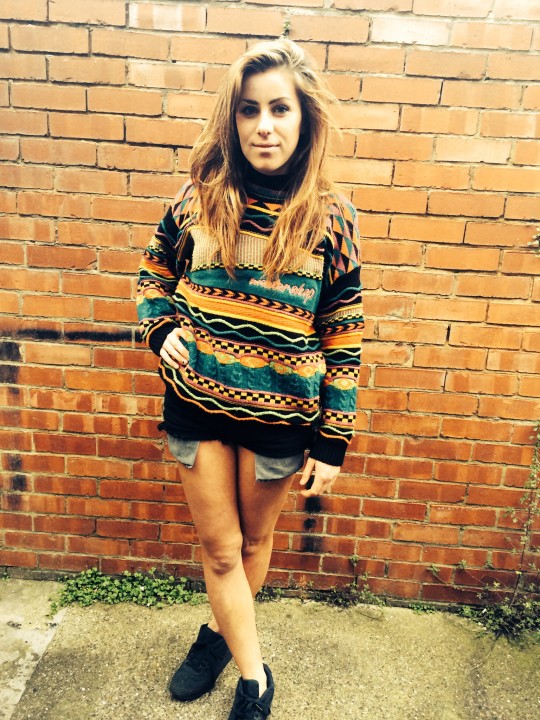 Vintage aztec jumper, bought for £5.50