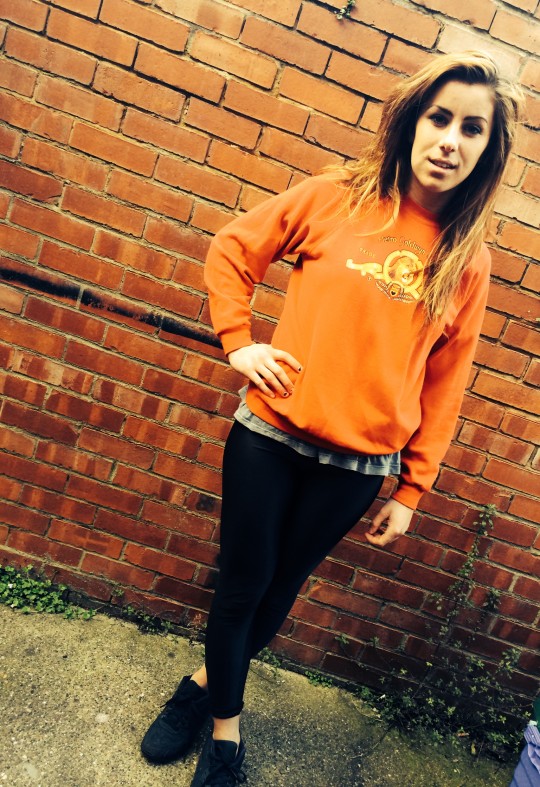 Vintage red sweatshirt, bought for £12