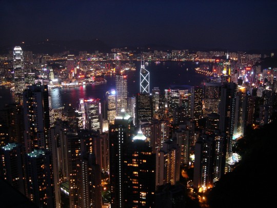 The view from Victoria Peak