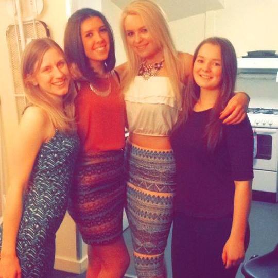Rose and her real life friends