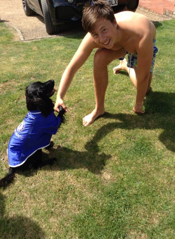 skinner and his dog