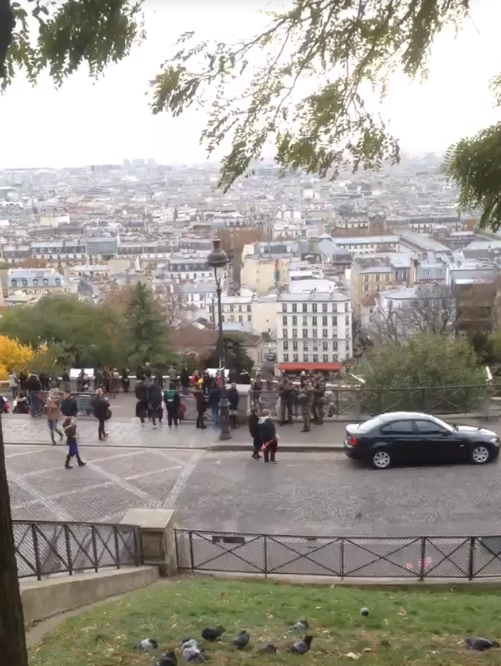 Tourists out as normal is seems.