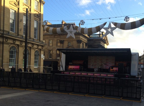 The Metrocentre Radio stage, where most of the events will be taking place