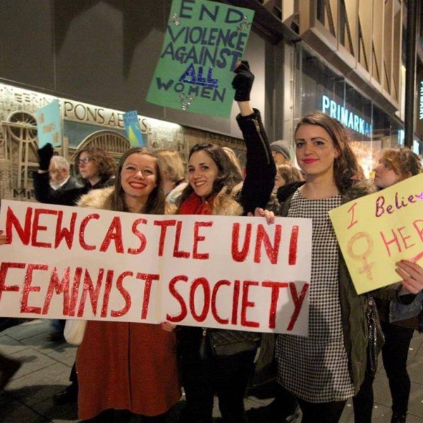 Lucy fighting for women at Reclaim the Night