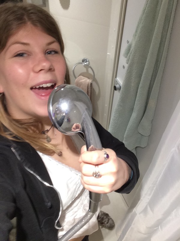 Showering all day every day