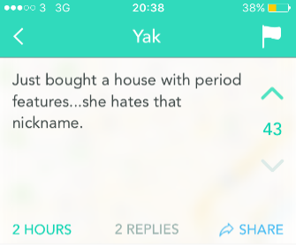 "Period features"