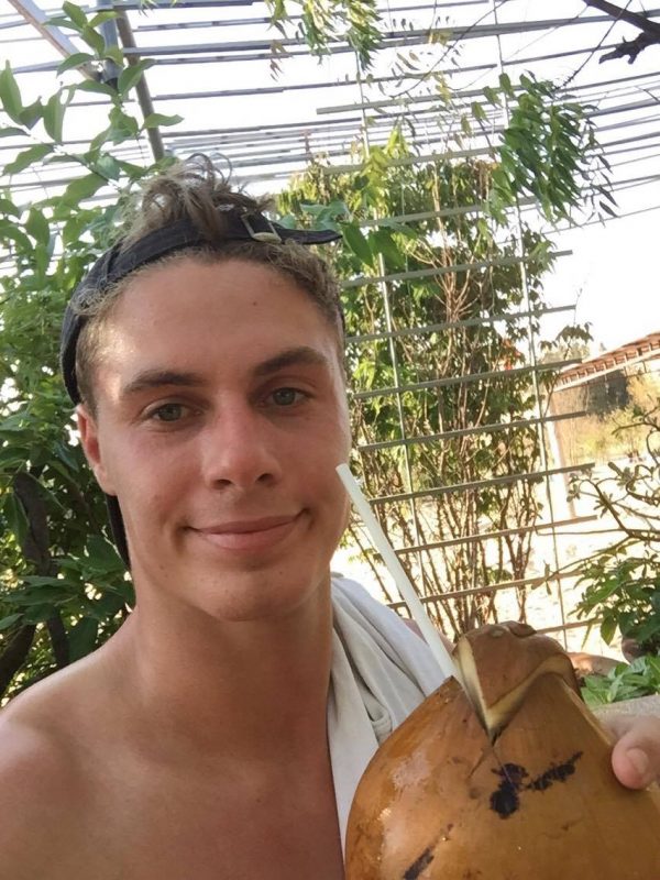 He likes dem juicy coconuts