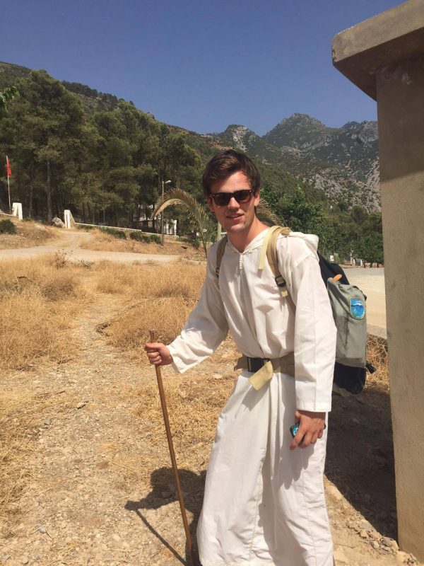 He enjoys hiking in the Atlas mountains and Feral on a friday night
