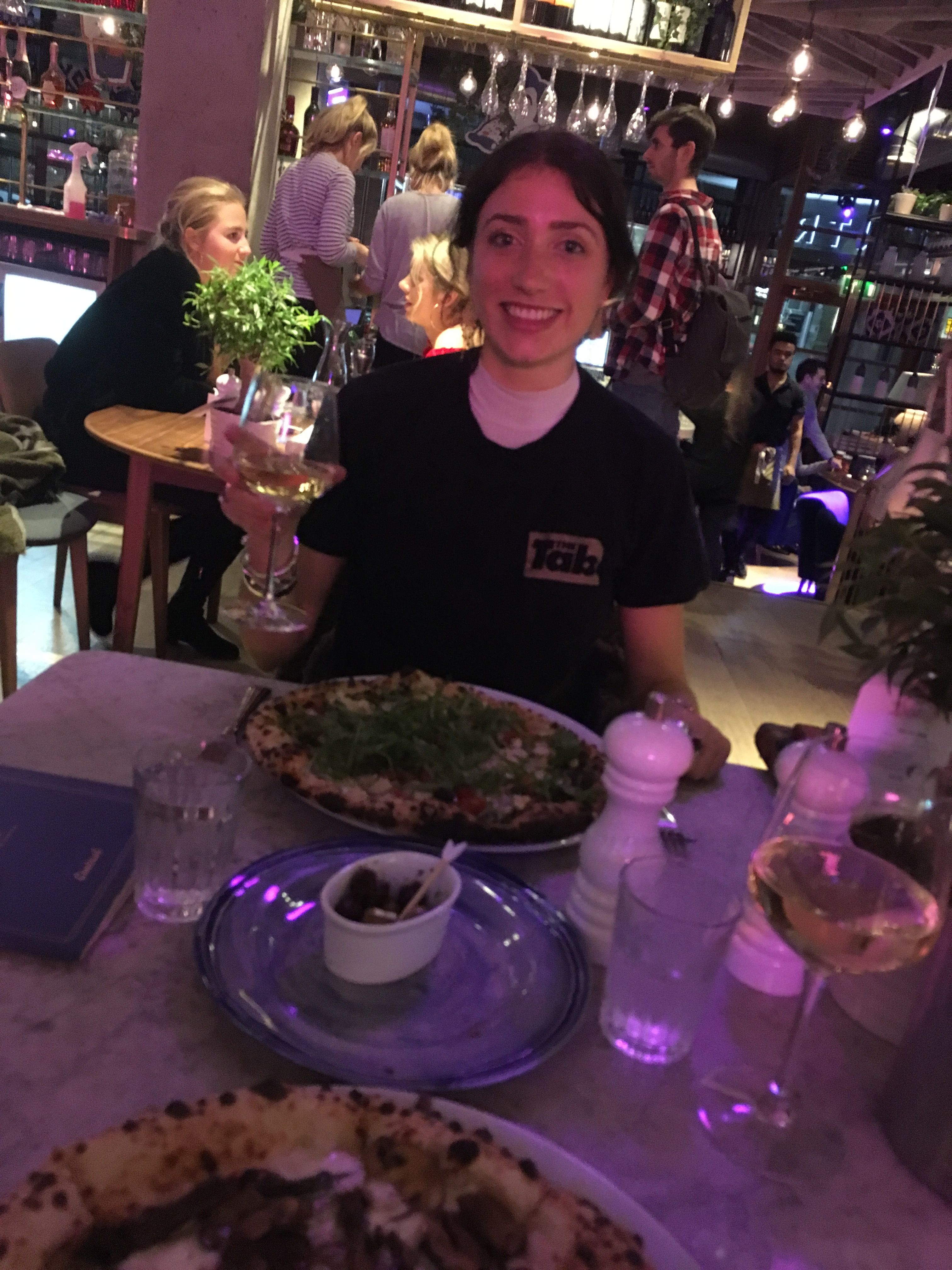 Image may contain: Market, Bazaar, Supper, Meal, Food, Dinner, Glass, Human, Person, People, Potted Plant, Plant
