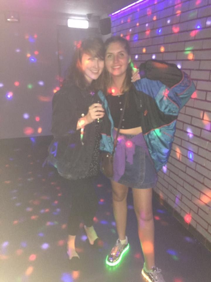 Image may contain: Night Life, Paper, Confetti, Music, Leisure Activities, Person, People, Human