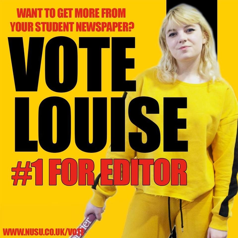 Image may contain: Poster, Paper, Flyer, Brochure, Woman, Girl, Female, Blonde, Person, People, Human