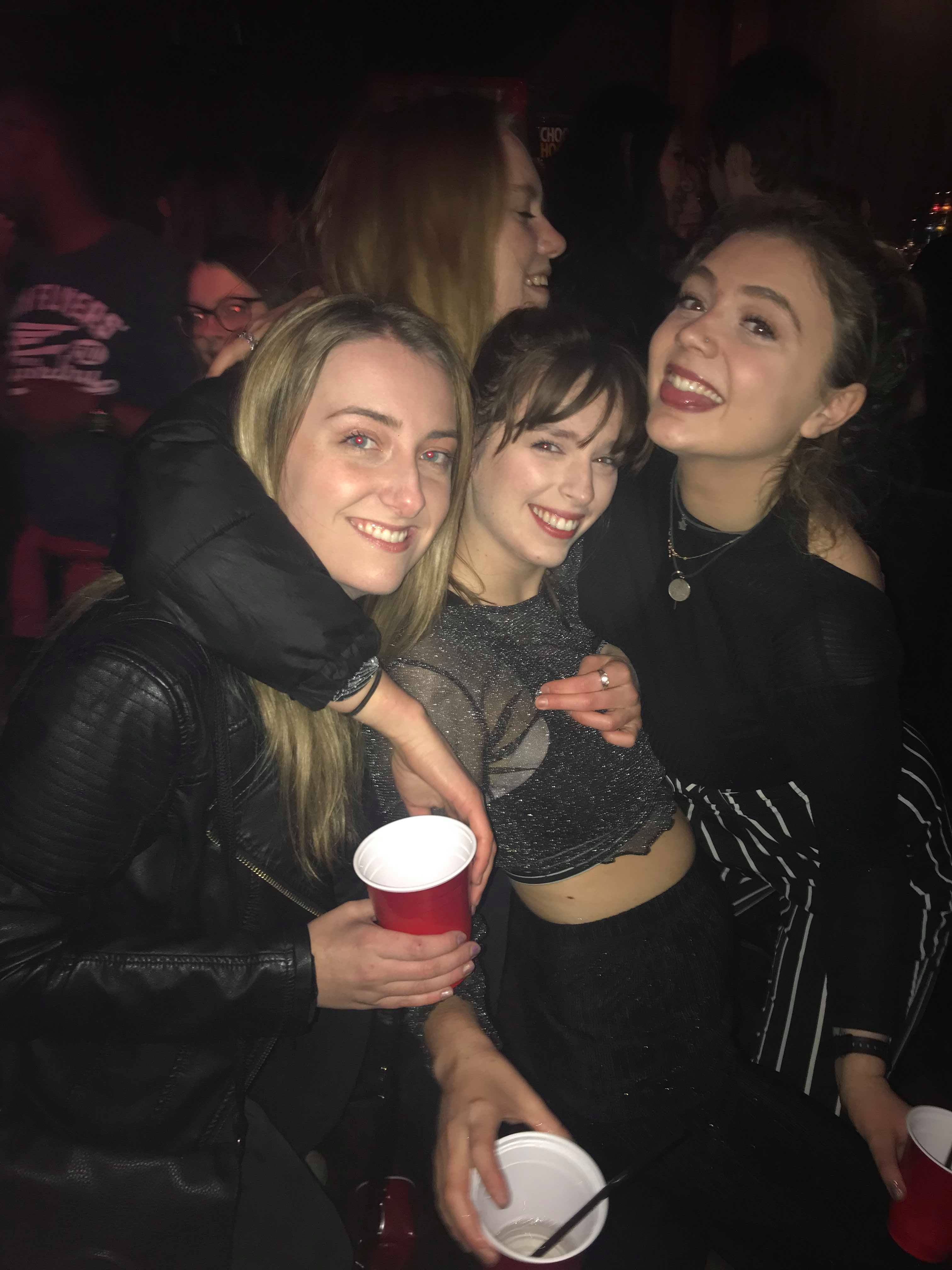 Image may contain: Smile, Portrait, Face, Drink, Beverage, Party, Bucket, Cup, Person, People, Human