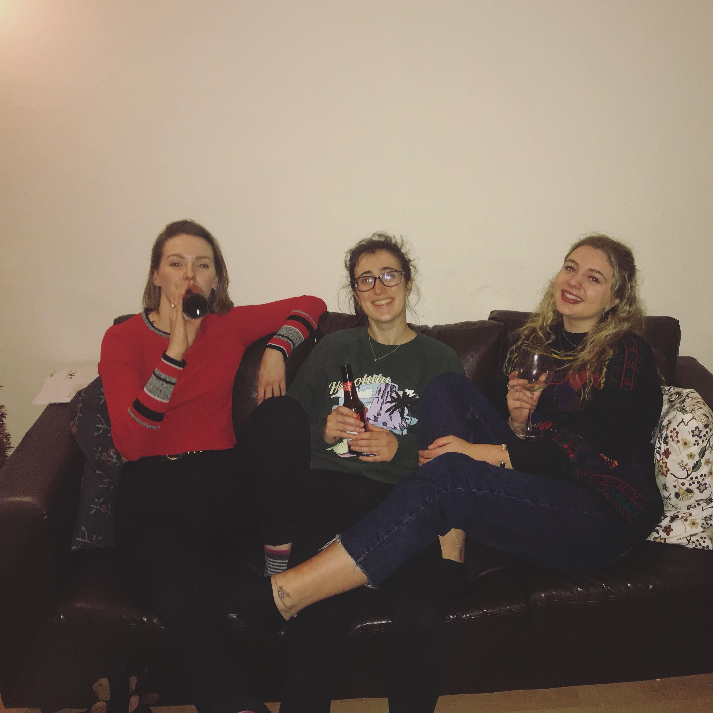 Image may contain: Studio Couch, Furniture, Couch, Person, People, Human