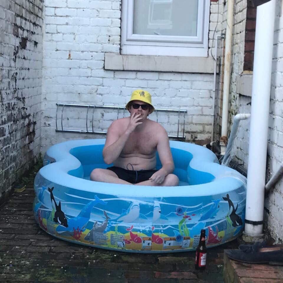 Image may contain: Window, Water, Pool, Person, People, Human