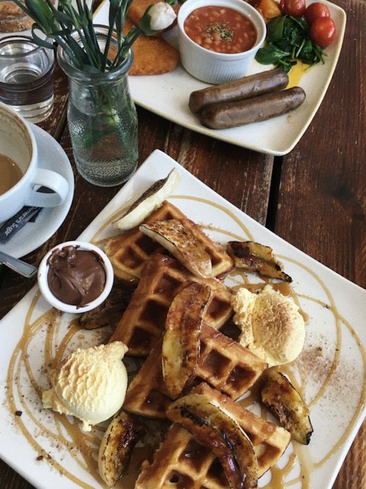 Image may contain: Pastry, Dessert, Bowl, Cup, Waffle, Food