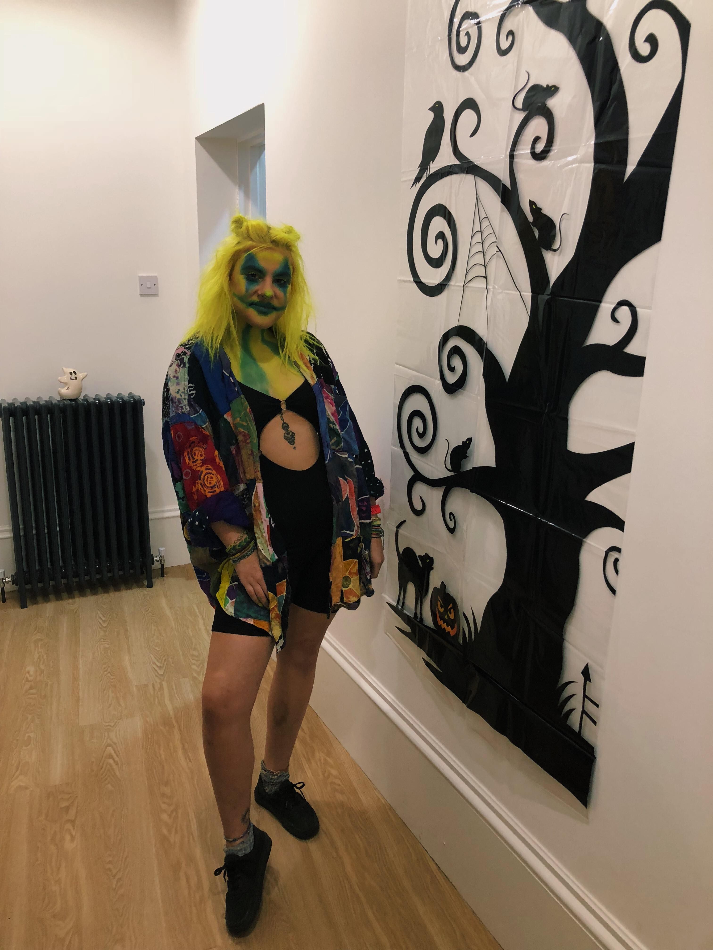 Image may contain: Costume, Radiator, Person, People, Human