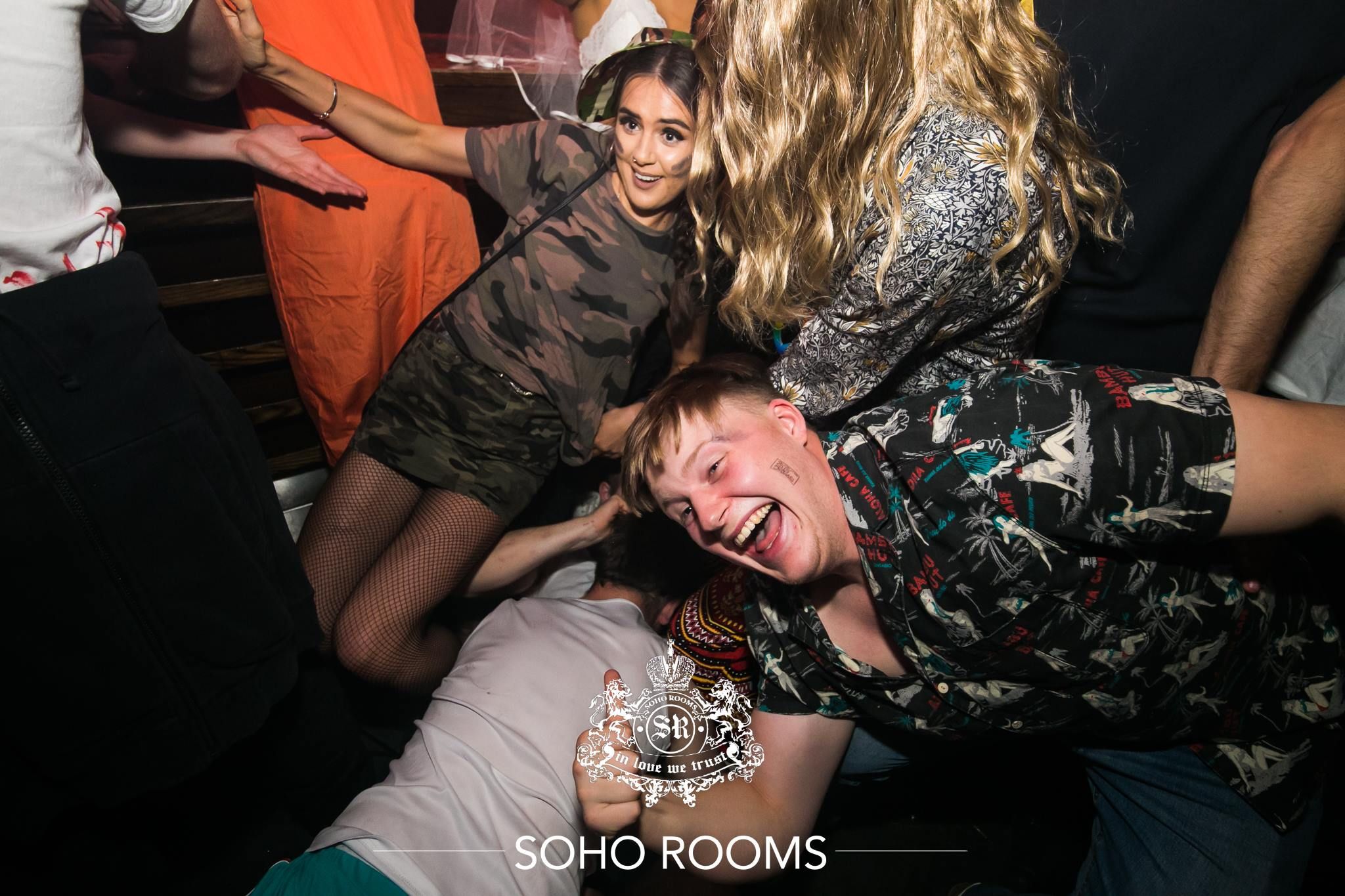 Image may contain: Leisure Activities, Party, Night Life, Night Club, Club, Person, Human
