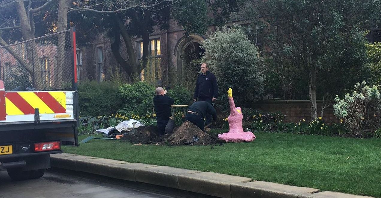 Image may contain: Overcoat, Coat, Suit, Robe, Gown, Fashion, Evening Dress, Skirt, Vegetation, Woman, Tree, Yard, Nature, Outdoors, Dress, Transportation, Truck, Vehicle, Female, Plant, Grass, Human, Person, Clothing, Apparel
