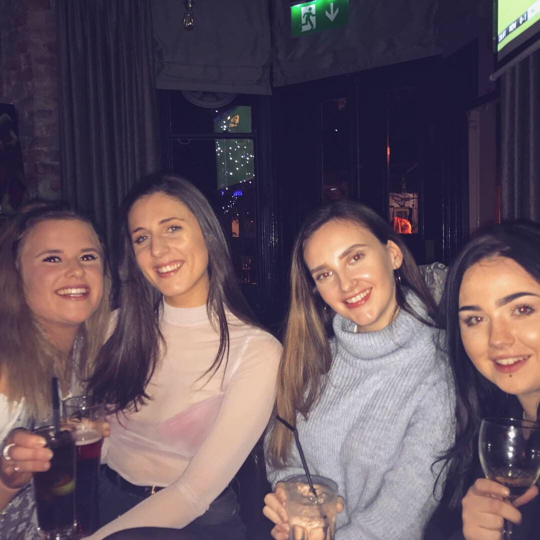 Image may contain: Pub, Female, Party, Club, Beer, Alcohol, Beverage, Drink, Night Life, Person, Human