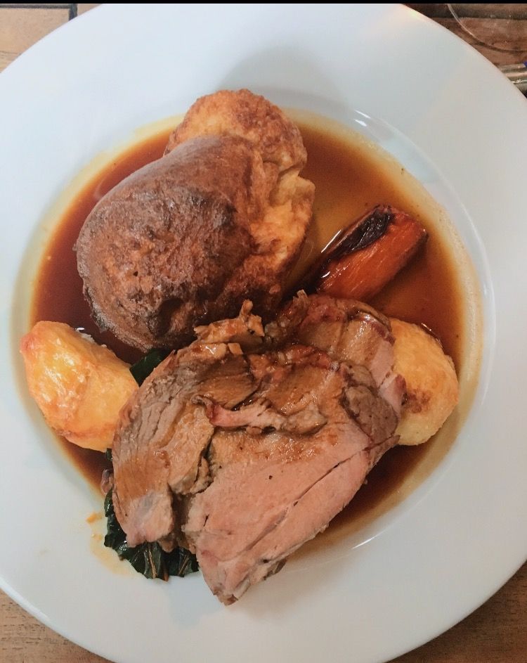 Image may contain: Roast, Dish, Meal, Food