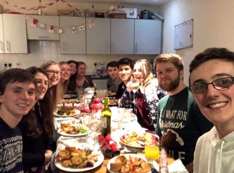 Image may contain: Buffet, Glass, Dish, Indoors, Dining Table, Dinner, Supper, Face, Cafeteria, Table, Furniture, People, Food, Meal, Accessory, Glasses, Accessories, Restaurant, Human, Person