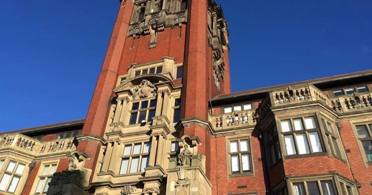 Image may contain: Clock Tower, Bell Tower, Housing, Condo, Building, Architecture, Tower