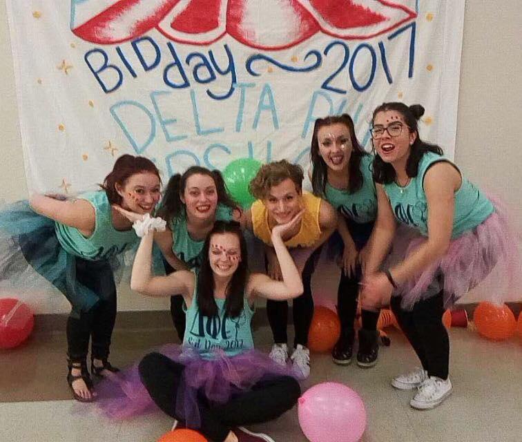 Jenna on Bid Day 2017 