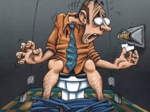 toilet cartoon