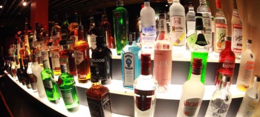 Only Bombay Sapphire and Belvedere at Tao
