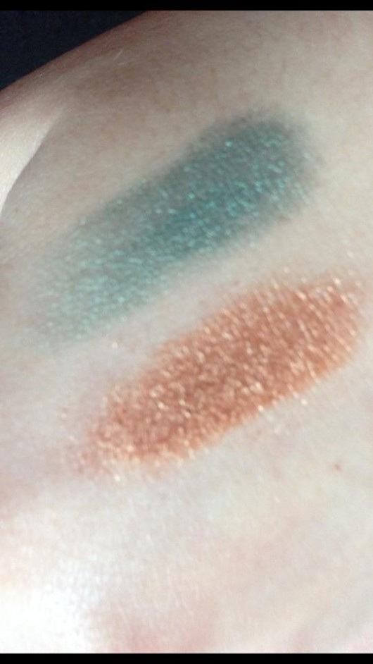 The MUA pearl eyeshadows are really pigmented and metallic, so a little goes a long way. They have a great selection of colours, so you can have a good browse and experiment with something new for A/W 2013/14!