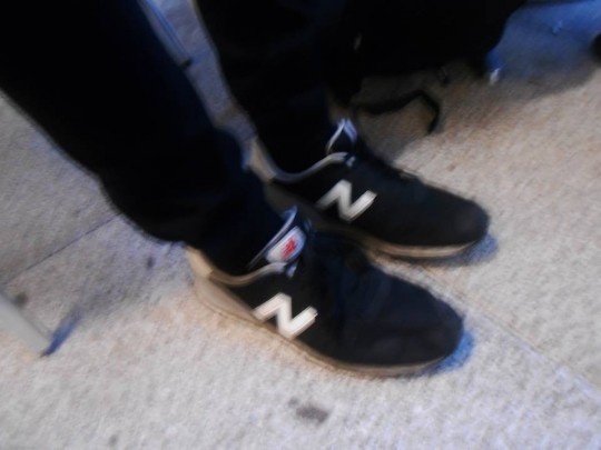 If you are not quite daring enough to go for a bright pair of New Balance trainers, a pair like these black ones would be a great alternative. Because of their neutral black and white colour scheme, they would look great with a multitude of outfits and jean styles.
