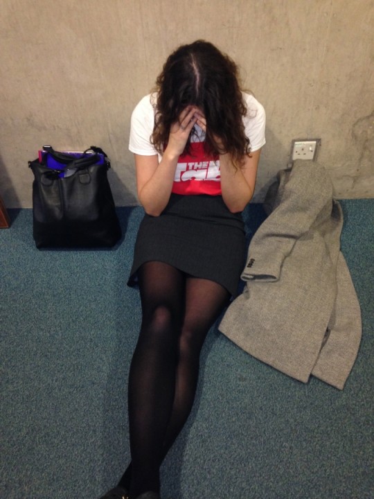 Waiting to see the headmaster