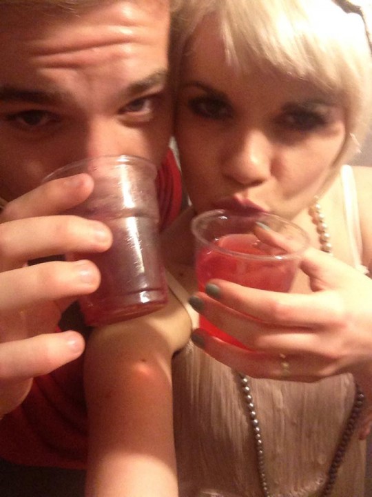 You're out, and want to prove that you, A) have drinking companions who share a love of selfies, and B) you're still drinking.