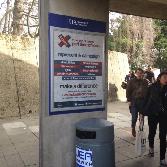Posters like these are practically our only contact with union policy